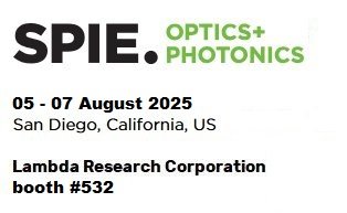 Lambda Research a SPIE Optics + Photonics 2025